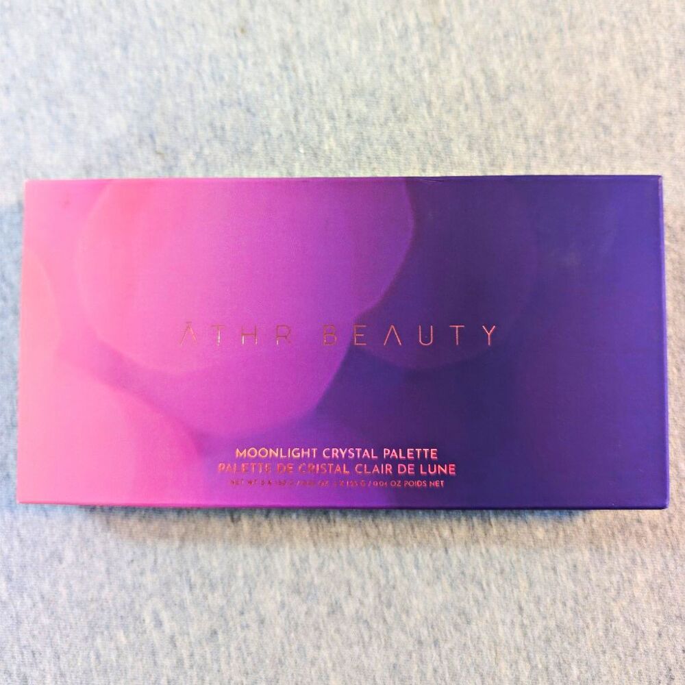 ATHR Beauty Moonlight Crystal Eyeshadow Palette Shimmer Metallic Duo 0.43 oz
